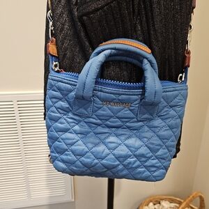 MZ Wallace Quilted Mini Bag in Blue